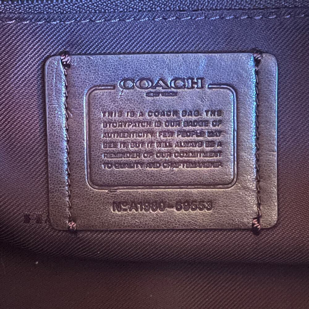 Rare Coach Dreamer Butterfly Appliqué Satchel 69553 | Snakeskin Collectible - Picture 5 of 14